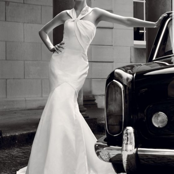 Justin Alexander Dresses & Skirts - Justin Alexander Wedding 100% Silk Style 8456